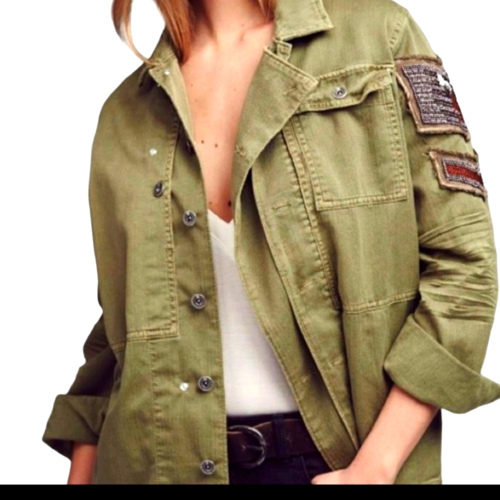 Free People Military Jacket Gem